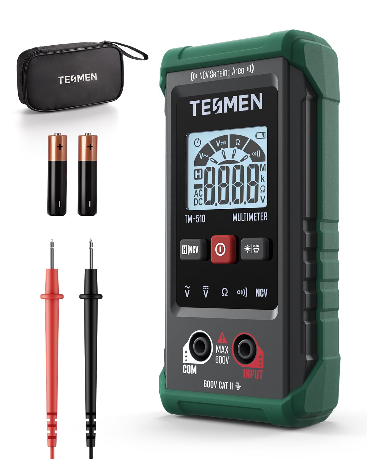TM-510 Smart Digital Multimeter front angle | Smaronics