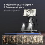tomlov dm9 1200x coin microscope real usage product view | Smaronics