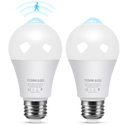 Torkase Motion Sensor Light Bulbs front angle | Smaronics