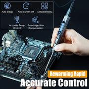 ts101 smart soldering iron feature close up view | Smaronics