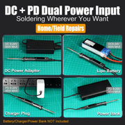 ts101 smart soldering iron side profile product view | Smaronics
