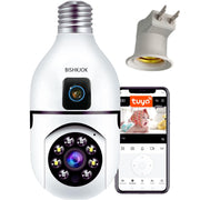 TUYA 6MP Dual-Lens Security Camera front angle | Smaronics
