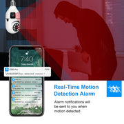 TUYA 6MP Dual-Lens Security Camera product detail close up | Smaronics