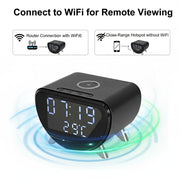 ULar 4K Wifi6 Wireless Phone Charger Clock Camera image 6