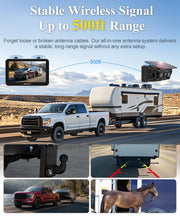 vekooto vk7 pro dual camera magnetic solar backup camera clip and buil