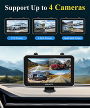 vekooto vk7 pro dual camera magnetic solar backup camera feature close