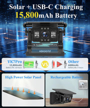 vekooto vk7 pro dual camera magnetic solar backup camera side profile