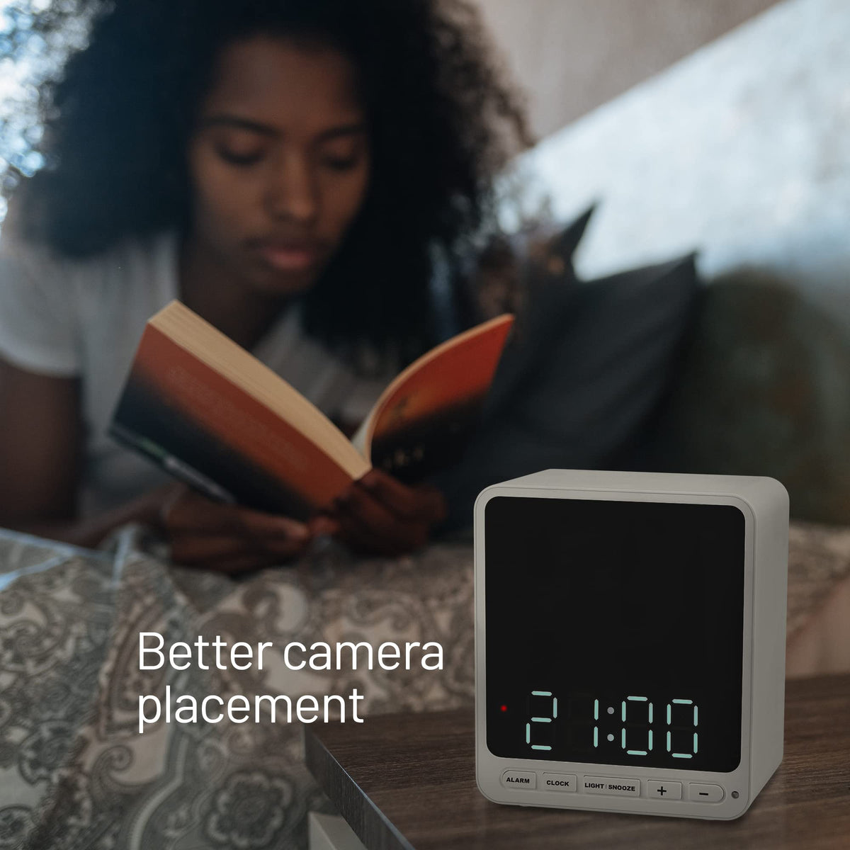 Wasserstein Alarm Clock Camera Case - Wyze Cam V4/V3/V3 Pro/OG Compatible image 3