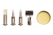 weller super pro cordless butane soldering iron kit feature close up v
