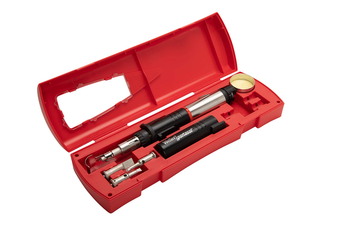 weller super pro cordless butane soldering iron kit front angle produc