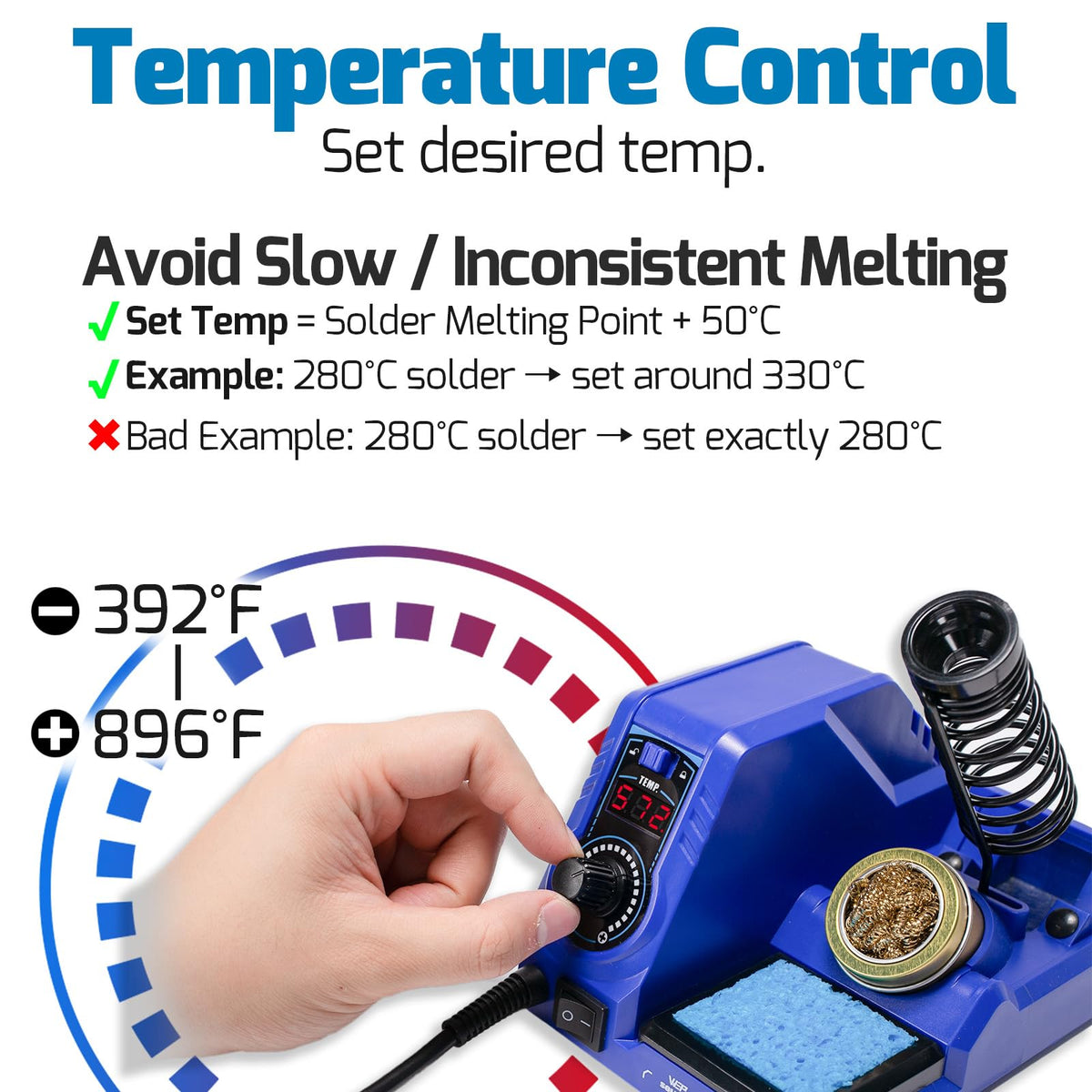 WEP 926LED V3 Soldering Station Kit package contents view | Smaronics