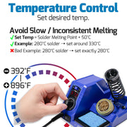 WEP 926LED V3 Soldering Station Kit package contents view | Smaronics