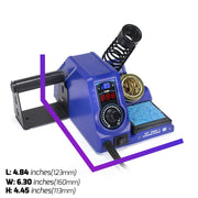 WEP 926LED V3 Soldering Station Kit side profile | Smaronics