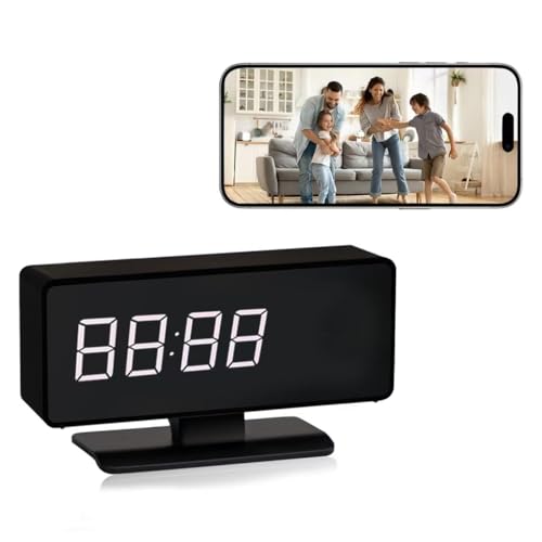 WiFi Hidden Full HD 4k Camera Clock front angle | Smaronics