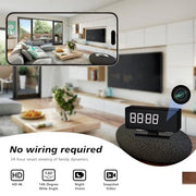 WiFi Hidden Full HD 4k Camera Clock rear design | Smaronics