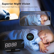 WiFi Hidden Full HD 4k Camera Clock side profile | Smaronics