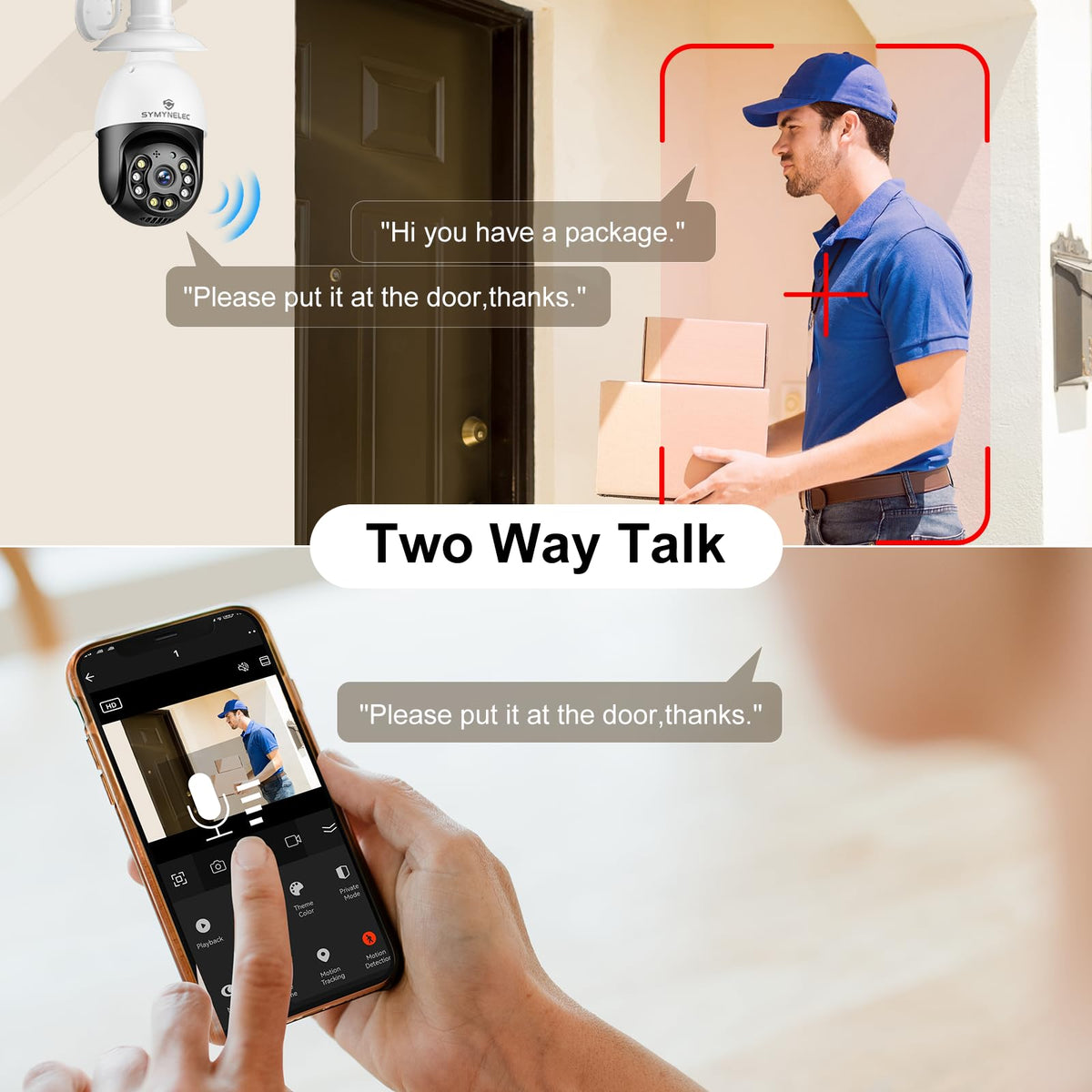 WiFi Lightbulb Security Camera with 4MP Night Vision and AI Tracking image 6