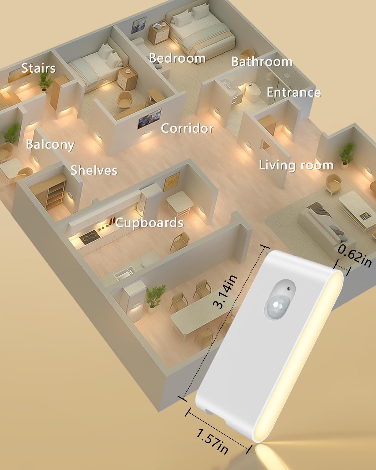 WILLED Rechargeable Night Light image 7
