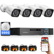 Wired Security Camera System Outdoor front angle | Smaronics