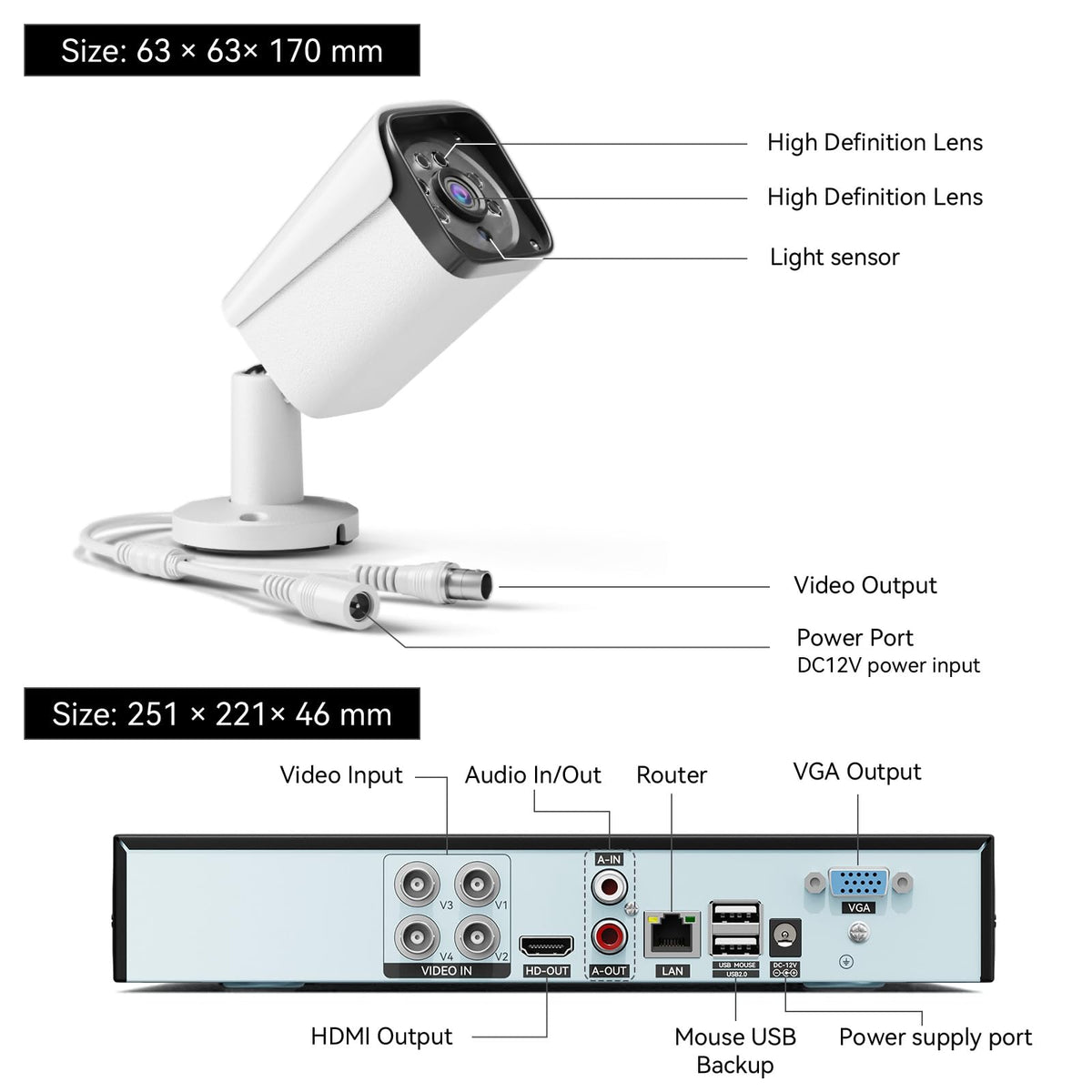 Wired Security Camera System Outdoor real usage | Smaronics