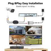 Wired Security Camera System Outdoor rear design | Smaronics
