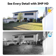 Wired Security Camera System Outdoor side profile | Smaronics