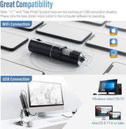 Wireless Handheld Digital Microscope with WiFi and USB Connectivity image 2