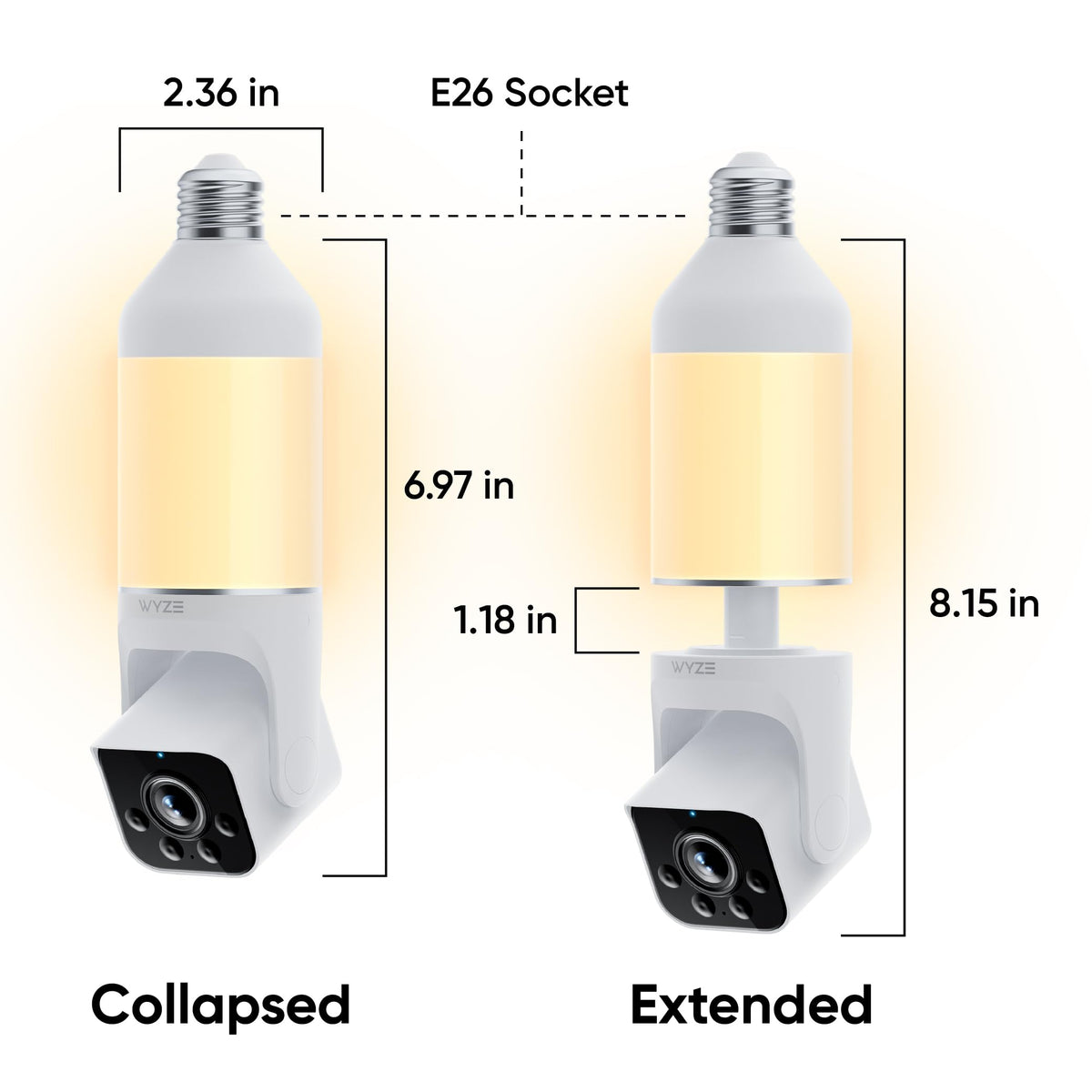 Wyze Bulb Cam - 2K HD Smart Light Bulb rear design | Smaronics