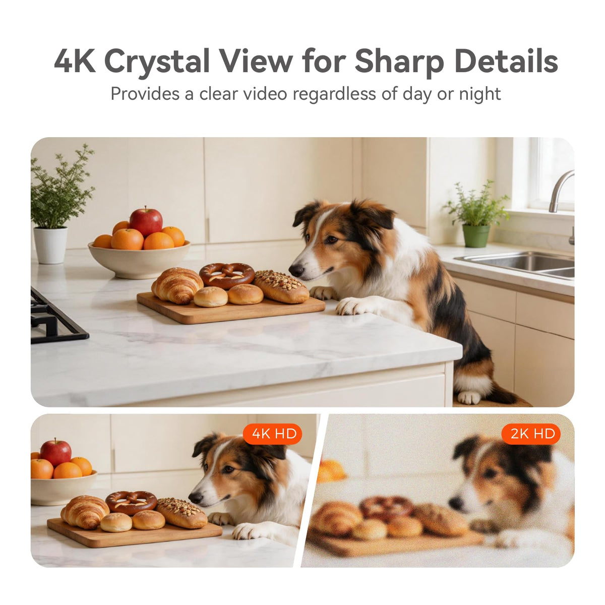 Xpai 4K UHD Indoor Camera side profile | Smaronics