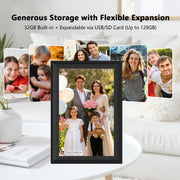 YENOCK 10.1 inch Digital Photo Frame package contents view | Smaronics