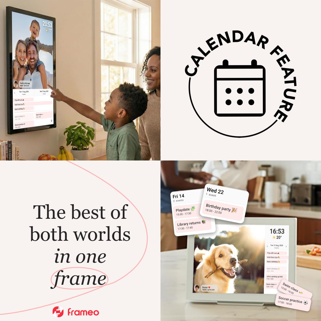 YENOCK 10.1 inch Digital Photo Frame rear design | Smaronics