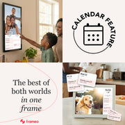 YENOCK 10.1 inch Digital Photo Frame rear design | Smaronics
