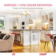 YI Pro 2K Home Security Camera 2Packs image 2