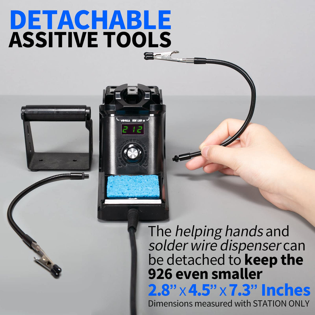 YIHUA 926 III Digital Soldering Iron Station real usage | Smaronics