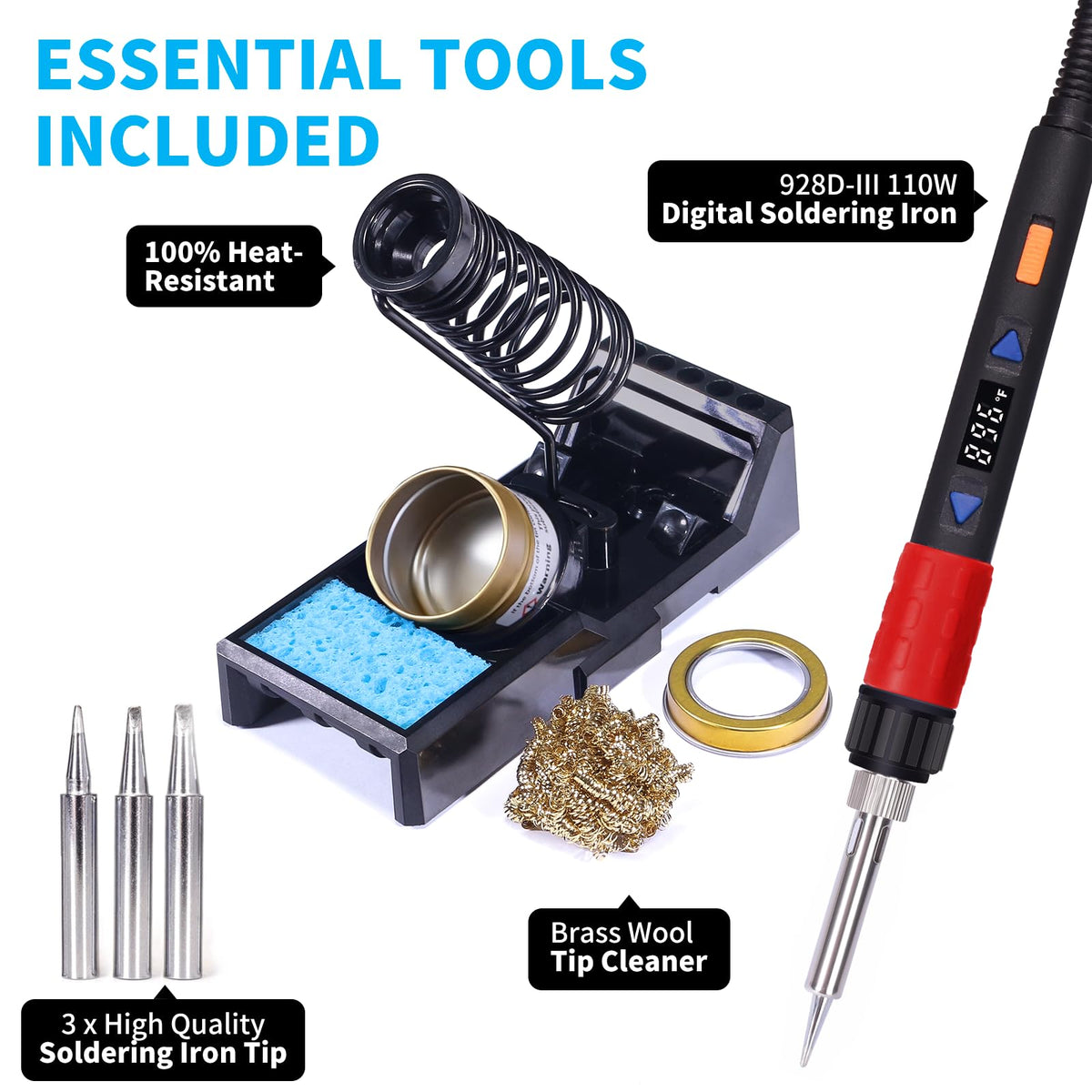 YIHUA 928D-III Soldering Iron rear design | Smaronics