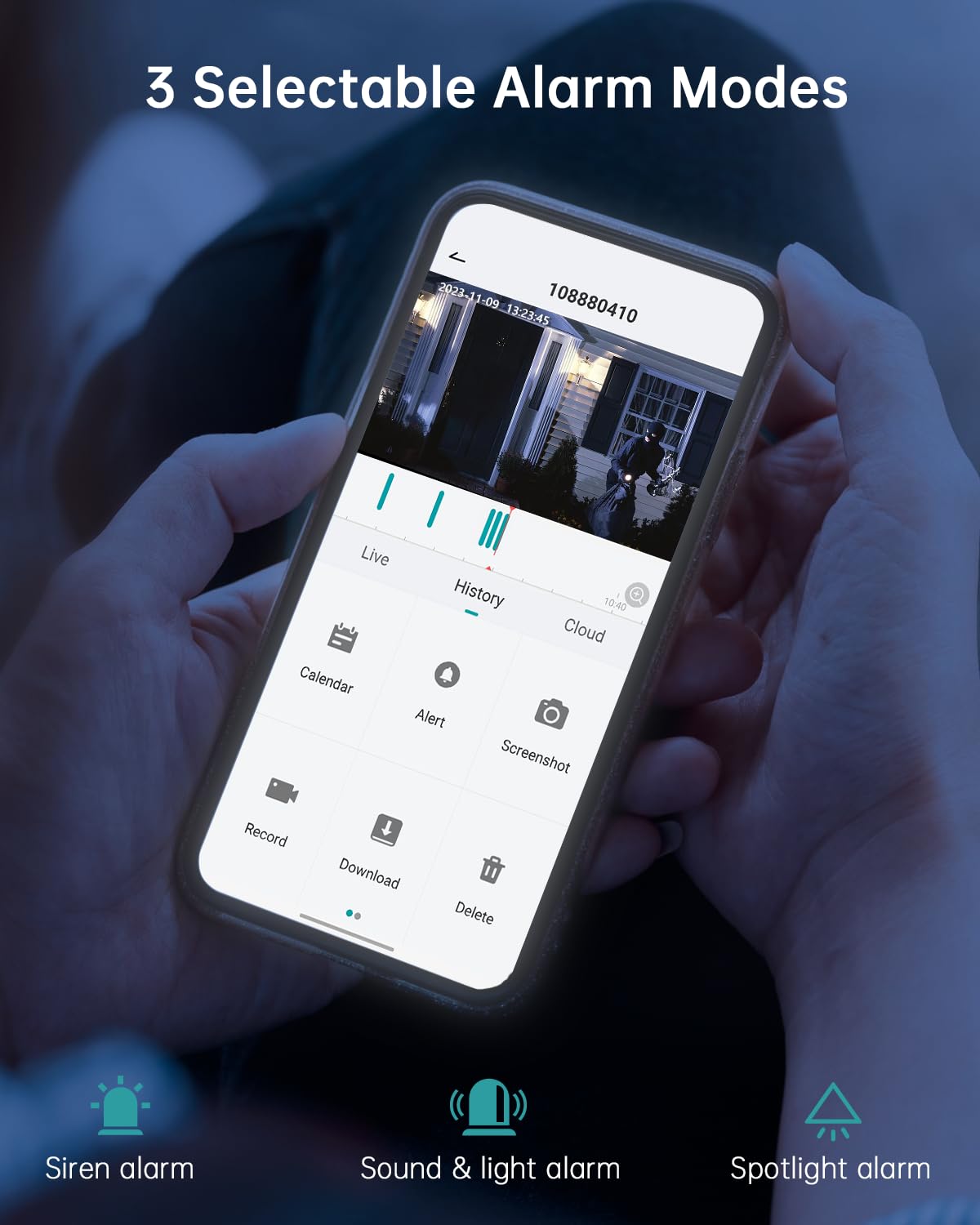 ZUMIMALL 2K Security Camera with 360° View image 8