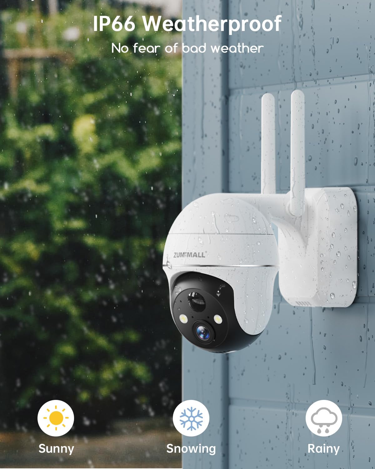 ZUMIMALL 2K Security Camera with 360° View image 9